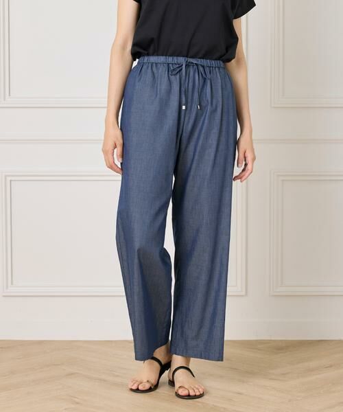 7-IDconcept / セブンアイディーコンセプト その他パンツ | 《大きいサイズ》デニム調イージーパンツ | 詳細9