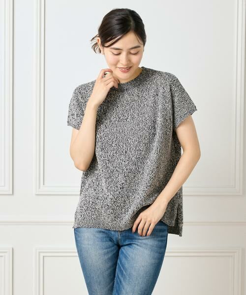 7-IDconcept / セブンアイディーコンセプト ニット・セーター | ブークレミックスニット | 詳細1