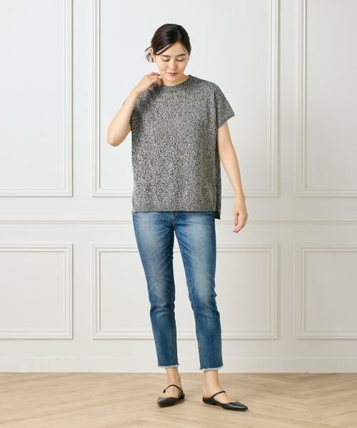 7-IDconcept / セブンアイディーコンセプト ニット・セーター | ブークレミックスニット | 詳細18