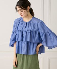 7-IDconcept / セブンアイディーコンセプト シャツ・ブラウス | 《WEB限定カラー》ティアードフリルブラウス