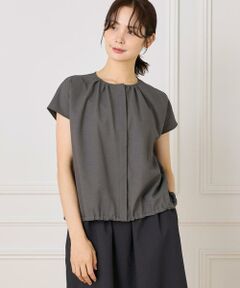 7-IDconcept / セブンアイディーコンセプト シャツ・ブラウス | サッカーチェック フレンチスリーブブラウス