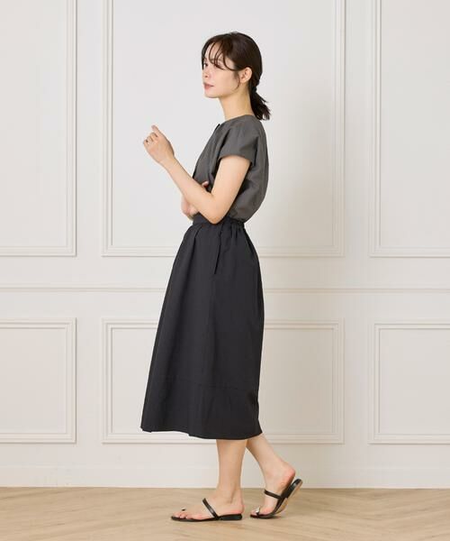 7-IDconcept / セブンアイディーコンセプト シャツ・ブラウス | サッカーチェック フレンチスリーブブラウス | 詳細10