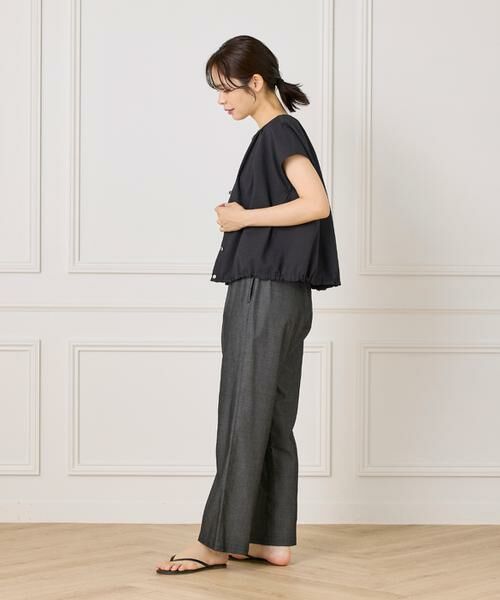 7-IDconcept / セブンアイディーコンセプト シャツ・ブラウス | サッカーチェック フレンチスリーブブラウス | 詳細8