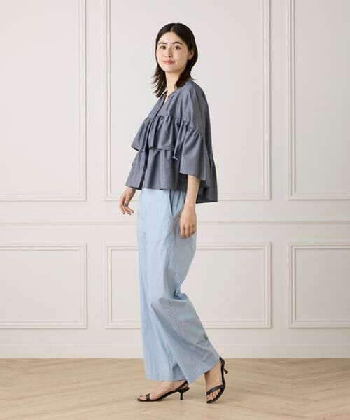 7-IDconcept / セブンアイディーコンセプト シャツ・ブラウス | 《大きいサイズ》《WEB限定カラー》ティアードフリルブラウス | 詳細13