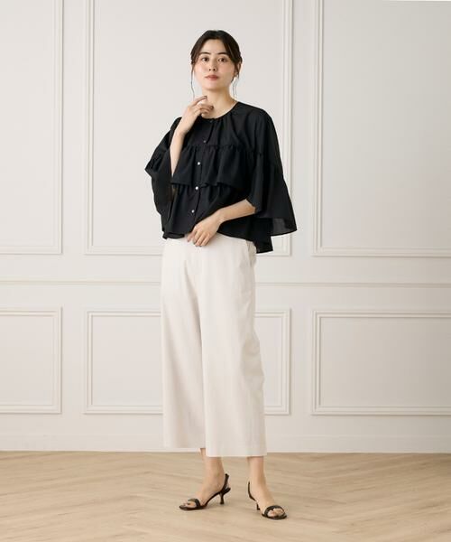 7-IDconcept / セブンアイディーコンセプト シャツ・ブラウス | 《大きいサイズ》《WEB限定カラー》ティアードフリルブラウス | 詳細2