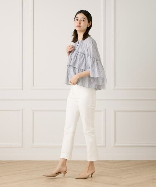 7-IDconcept / セブンアイディーコンセプト シャツ・ブラウス | 《大きいサイズ》《WEB限定カラー》ティアードフリルブラウス | 詳細7