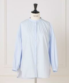 7-IDconcept / セブンアイディーコンセプト シャツ・ブラウス | 《大きいサイズ》バンドカラーブラウス