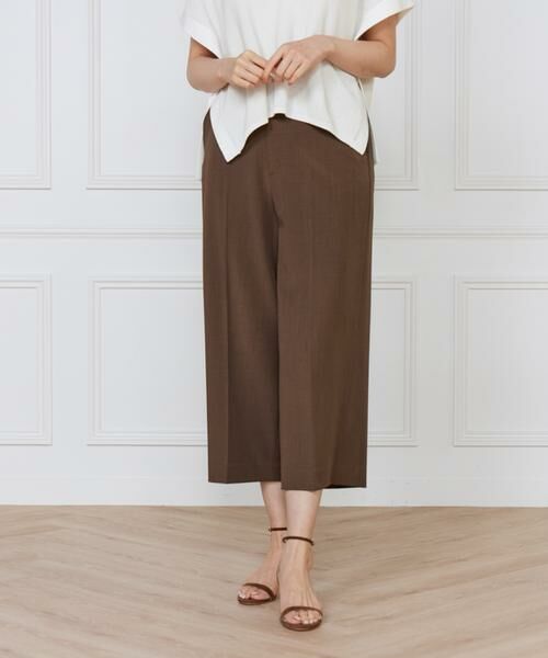 7-IDconcept / セブンアイディーコンセプト ショート・ハーフ・半端丈パンツ | ワイドクロップトパンツ | 詳細11