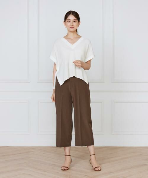 7-IDconcept / セブンアイディーコンセプト ショート・ハーフ・半端丈パンツ | ワイドクロップトパンツ | 詳細5