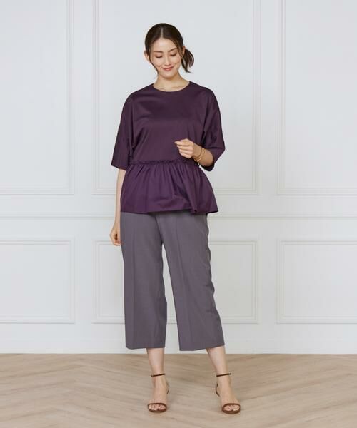 7-IDconcept / セブンアイディーコンセプト ショート・ハーフ・半端丈パンツ | ワイドクロップトパンツ | 詳細8