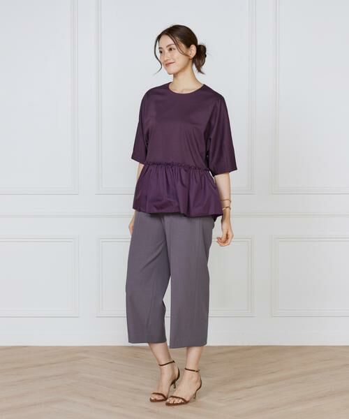 7-IDconcept / セブンアイディーコンセプト ショート・ハーフ・半端丈パンツ | ワイドクロップトパンツ | 詳細9