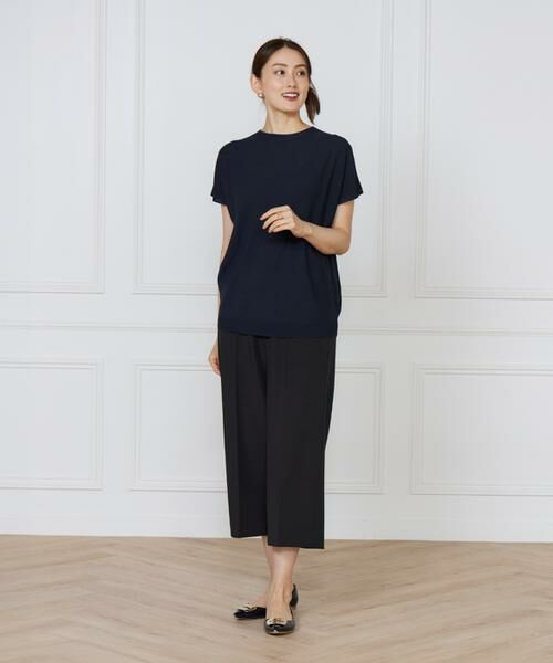 7-IDconcept / セブンアイディーコンセプト ニット・セーター | ホールガーメントフレンチスリーブプルオーバー | 詳細10