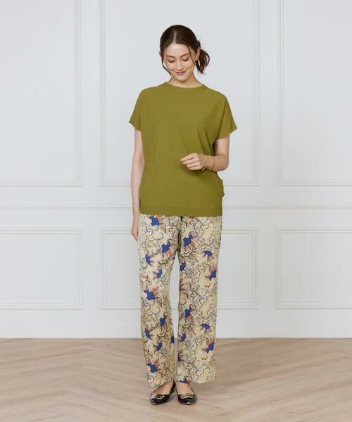 7-IDconcept / セブンアイディーコンセプト ニット・セーター | ホールガーメントフレンチスリーブプルオーバー | 詳細3