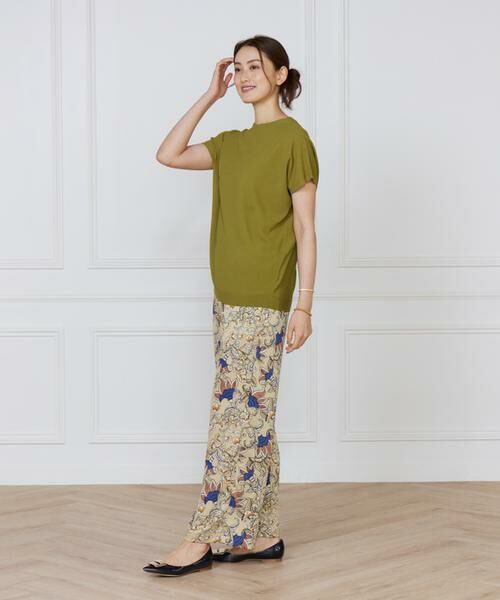 7-IDconcept / セブンアイディーコンセプト ニット・セーター | ホールガーメントフレンチスリーブプルオーバー | 詳細4