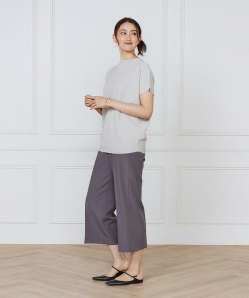 7-IDconcept / セブンアイディーコンセプト ニット・セーター | ホールガーメントフレンチスリーブプルオーバー | 詳細7