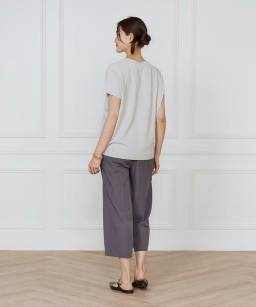 7-IDconcept / セブンアイディーコンセプト ニット・セーター | ホールガーメントフレンチスリーブプルオーバー | 詳細8