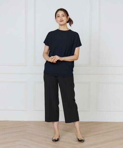 7-IDconcept / セブンアイディーコンセプト ニット・セーター | ホールガーメントフレンチスリーブプルオーバー | 詳細9