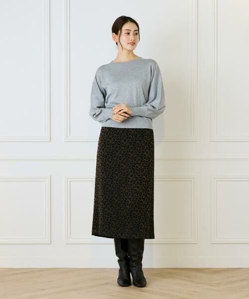 7-IDconcept / セブンアイディーコンセプト ニット・セーター | ラメパフスリーブニットプルオーバー | 詳細10