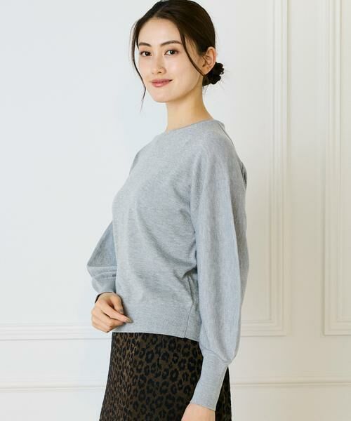 7-IDconcept / セブンアイディーコンセプト ニット・セーター | ラメパフスリーブニットプルオーバー | 詳細13