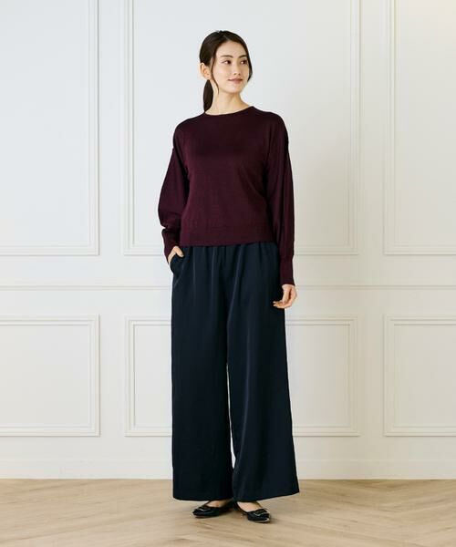 7-IDconcept / セブンアイディーコンセプト ニット・セーター | ラメパフスリーブニットプルオーバー | 詳細2