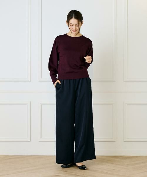 7-IDconcept / セブンアイディーコンセプト ニット・セーター | ラメパフスリーブニットプルオーバー | 詳細3