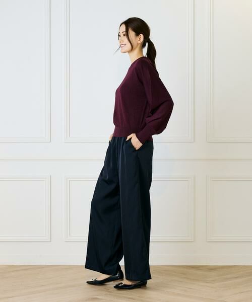 7-IDconcept / セブンアイディーコンセプト ニット・セーター | 《大きいサイズ》ラメパフスリーブニットプルオーバー | 詳細4