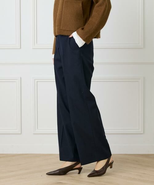 7-IDconcept/セブンアイディーコンセプト センタープレスワイドパンツ ネイビー 11 7-IDconcept/セブンアイディーコンセプト センタープレスワイドパンツ ネイビー 11