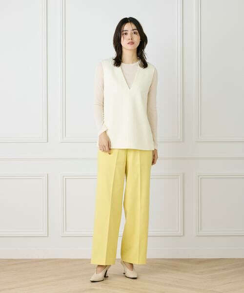 7-IDconcept / セブンアイディーコンセプト その他パンツ | 《大きいサイズ》センタープレスワイドパンツ | 詳細10