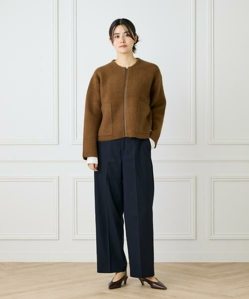 7-IDconcept / セブンアイディーコンセプト その他パンツ | 《大きいサイズ》センタープレスワイドパンツ | 詳細12