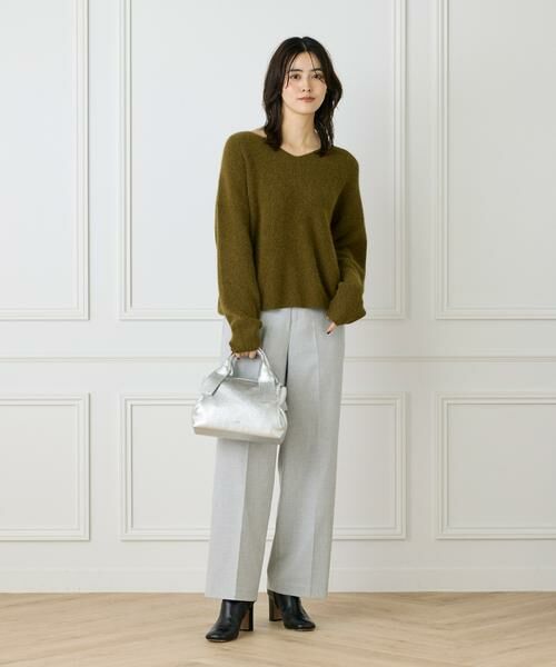 7-IDconcept / セブンアイディーコンセプト その他パンツ | 《大きいサイズ》センタープレスワイドパンツ | 詳細6