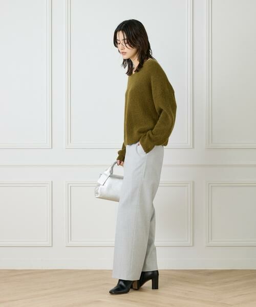 7-IDconcept / セブンアイディーコンセプト その他パンツ | 《大きいサイズ》センタープレスワイドパンツ | 詳細8