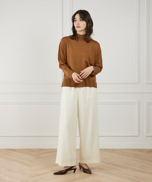 7-IDconcept / セブンアイディーコンセプト ニット・セーター | ハイネックボリュームプルオーバー | 詳細11