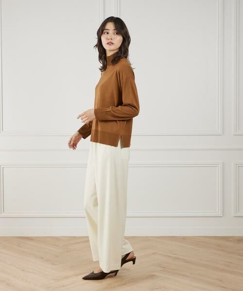 7-IDconcept / セブンアイディーコンセプト ニット・セーター | 《大きいサイズ》ハイネックボリュームプルオーバー | 詳細12