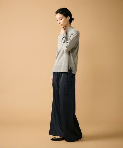 7-IDconcept / セブンアイディーコンセプト ニット・セーター | 《大きいサイズ》ハイネックボリュームプルオーバー | 詳細15