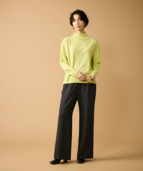 7-IDconcept / セブンアイディーコンセプト ニット・セーター | 《大きいサイズ》ハイネックボリュームプルオーバー | 詳細7