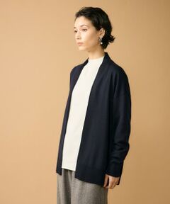 7-IDconcept / セブンアイディーコンセプト ニット・セーター | 《大きいサイズ》着流しロングカーディガン