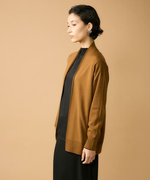 7-IDconcept / セブンアイディーコンセプト ニット・セーター | 《大きいサイズ》着流しロングカーディガン | 詳細15