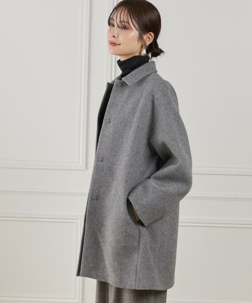 7-IDconcept / セブンアイディーコンセプト ステンカラーコート | ステンカラーコート | 詳細1