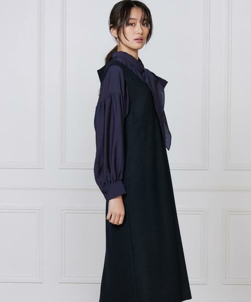 7-IDconcept / セブンアイディーコンセプト ミニ丈・ひざ丈ワンピース | ジャンパースカート | 詳細13