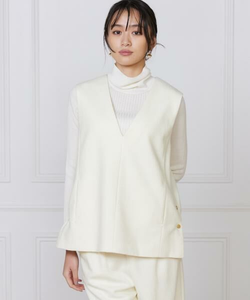 7-IDconcept / セブンアイディーコンセプト ベスト | 《大きいサイズ》Vネックプルオーバージレ | 詳細1