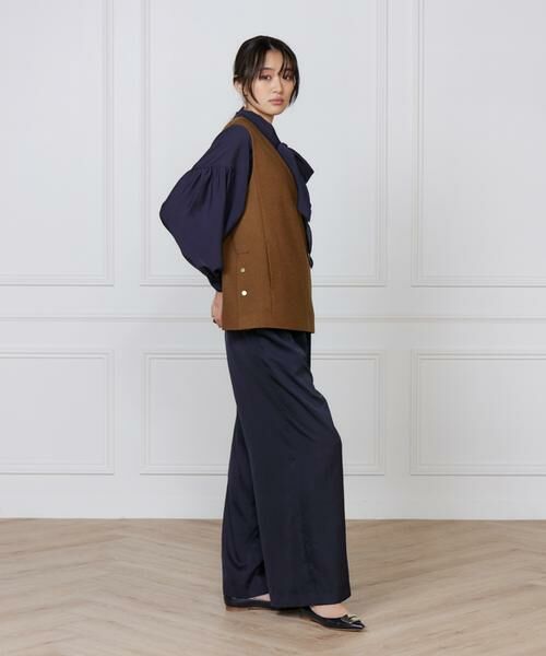 7-IDconcept / セブンアイディーコンセプト ベスト | 《大きいサイズ》Vネックプルオーバージレ | 詳細10