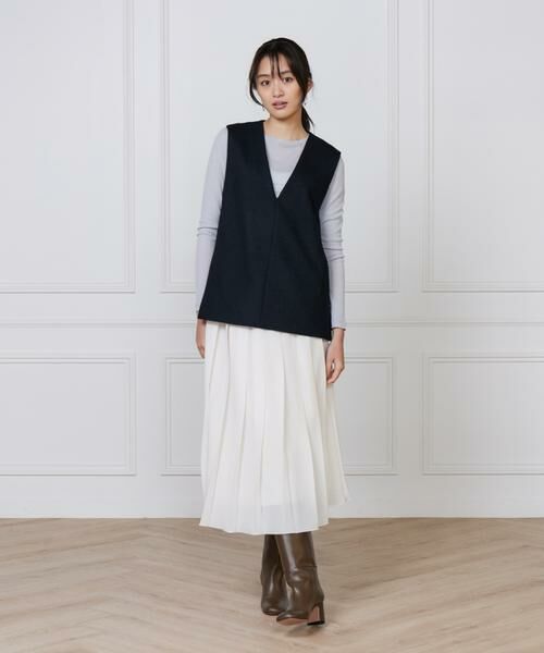 7-IDconcept / セブンアイディーコンセプト ベスト | 《大きいサイズ》Vネックプルオーバージレ | 詳細11