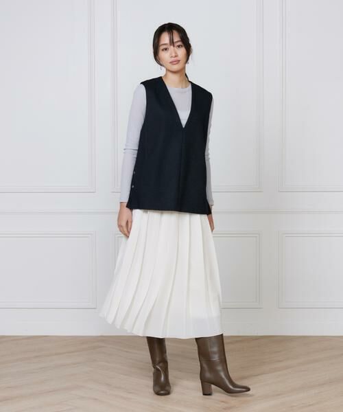 7-IDconcept / セブンアイディーコンセプト ベスト | 《大きいサイズ》Vネックプルオーバージレ | 詳細12