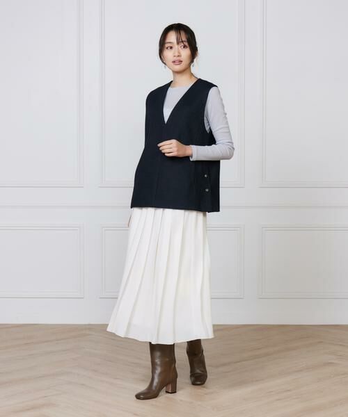 7-IDconcept / セブンアイディーコンセプト ベスト | 《大きいサイズ》Vネックプルオーバージレ | 詳細13