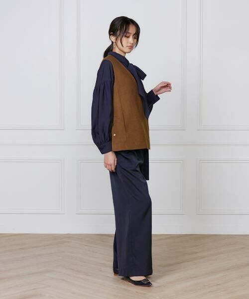 7-IDconcept / セブンアイディーコンセプト ベスト | 《大きいサイズ》Vネックプルオーバージレ | 詳細9