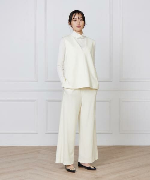 7-IDconcept / セブンアイディーコンセプト その他パンツ | 《大きいサイズ》ドロストストレートワイドパンツ | 詳細13