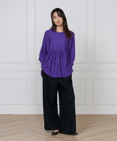 7-IDconcept / セブンアイディーコンセプト その他パンツ | 《大きいサイズ》ドロストストレートワイドパンツ | 詳細8