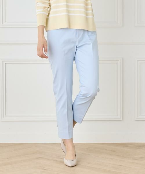 7-IDconcept / セブンアイディーコンセプト その他パンツ | 《大きいサイズ》コットンストレッチベーシックパンツ | 詳細1