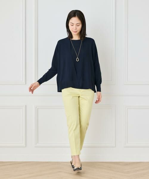 7-IDconcept / セブンアイディーコンセプト その他パンツ | 《大きいサイズ》コットンストレッチベーシックパンツ | 詳細11