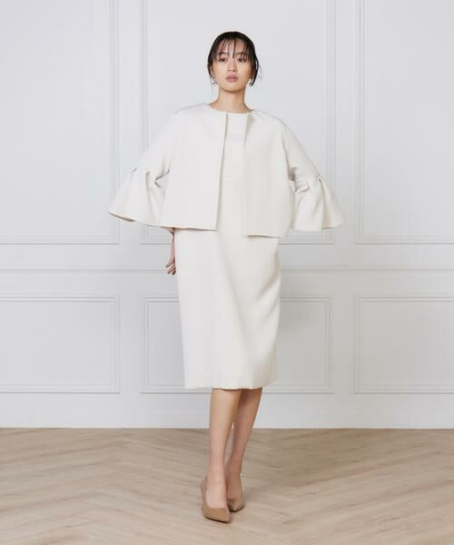 7-IDconcept / セブンアイディーコンセプト ミニ丈・ひざ丈ワンピース | フクレジャカードワンピース | 詳細10